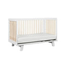 Hudson 3-in-1 Convertible Crib - White/Washed Natural
