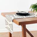 108" x 14" Cotton Modern Diamond Table Runner