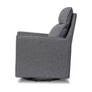 Gabby Pillowback Swivel Glider - Shadow Grey