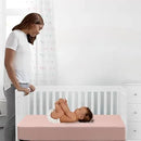 Twinkle Stars Breathable 4-inch Mini Crib Mattress with Removable/Machine Washable Cover