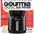 4-Quart Digital Air Fryer With 12 One-Touch Presets - Black