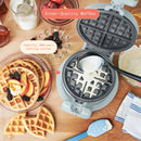 Beautiful Rotating Belgian Waffle Maker - Cornflower Blue