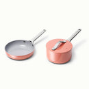 4pc Mini Fry Pan and Mini Sauce Pan Set - Perracotta