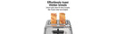 Modern Chrome 2-Slice Toaster - 22785: Stainless Steel, Bagel & Defrost Options, Extra Wide Slots