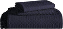 Cotton Blend Bedspread Set - Navy