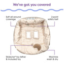Shopping Cart Cover - Cute Almond Croissant