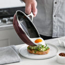 GreenPan Merten & Storck Steel Core Enameled 8-Inch Frypan - Chocolate Truffle