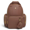 Sunshine Pack Diaper Bag - Cognac Leather