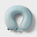 Memory Foam Travel Neck Pillow - Muddy Aqua