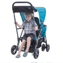 Sit Stand Double Stroller - Black