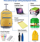 Sundance Rolling Backpack - Kumquat