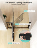 30" Tall Baby Gate - Black