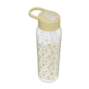 32oz Vanilla Floral Manual Straw Bottle - Yellow