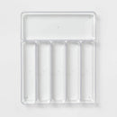6-Compartment Plastic Drawer Flatware Organizer