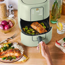 Beautiful 3 Qt Air Fryer with TurboCrisp Technology, Sage Green