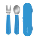 Kids' Stainless Steel Utensil Set - Blue