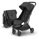 Minu V3 Travel Stroller -Jake (Charcoal/Carbon Frame/Black Leather)