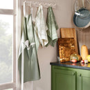 Adult Cooking Apron Sage Green - ™: Modern Kitchen Textile, Cotton, Pockets, OEKO-TEX Certified