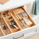 Natural In Drawer Knife Organizer Yellow - ™: Knife Storage Drawer Insert, Holder for Kitchen