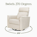 Willa Plus Power Glider Recliner w/ Power Headrest - Performance Ivory Boucle