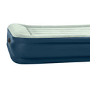 Elevated Pillow Rest Twin Air Mattress - Off-White/Blue