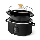 4Qt Slow Cooker with Touch-Activated Display - Black