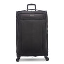 Softside Large Checked Spinner Suitcase - Black
