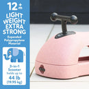3-in-1 Scooter for Kids - Walker, Scooter & Caster Board - Pink