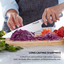 Gourmet 14pc Stainless Steel Knife Block Set