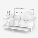 Kitchen Dish Drying Rack with Swivel Spout Stainless Steel Frame