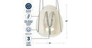 Flybar Swurfer Coconut Toddler Swing - Ivory