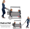 Collapsible Stroll Wagon with Storage Bag - Light Grey