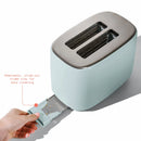 2 Slice Toaster with Touch-Activated Display - Hydrangea