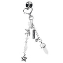 Stick-On Hook Charm Bundle NYNY Crystal