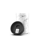Vacuum Insulated Stainless Steel Travel Mug - White Marble