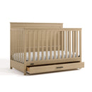 Tristan 5-in-1 Convertible Crib with Drawer - Driftwood