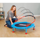 Roun bookd Easy Store Folding Trampoline - Blue/Black/Red