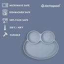 Suction Plates for Baby and Toddler - Gray