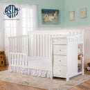 Convertible Crib Toddler Guard Rail - White