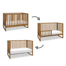 Hunter 3-in-1 Convertible Crib - Chestnut