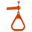 Trapeze Swing with Vinyl Coated Chain - Orange