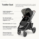 Ultimate 3 Full Size Baby Stroller with Bassinet - Midnight Origin
