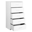 5-Drawer Dresser - White