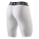Shock Doctor Compression Shorts with Cup Adult - White L