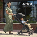 Juniper Compact Stroller, Lightweight Fold-and-Go Design - Raven Black