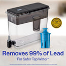27-Cup UltraMax Filtered Water Dispenser - Black