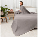 Waffle Blanket for Adults, Extra Large - King 108" x 90”, Charcoal