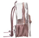 Clear Backpack - Rose: Water-Resistant School Bag for Kids