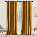Blackout Curtain Panels - Mustard Yellow - 52" W x 84" L