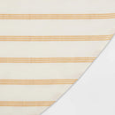 70" Cotton Striped Round Tablecloth- Yellow